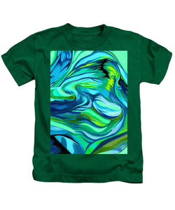 Abstract Green Personality - Kids T-Shirt