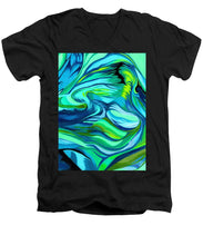 Load image into Gallery viewer, Abstract Green Personality - Men's V-Neck T-Shirt
