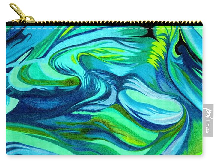 Abstract Green Personality - Carry-All Pouch