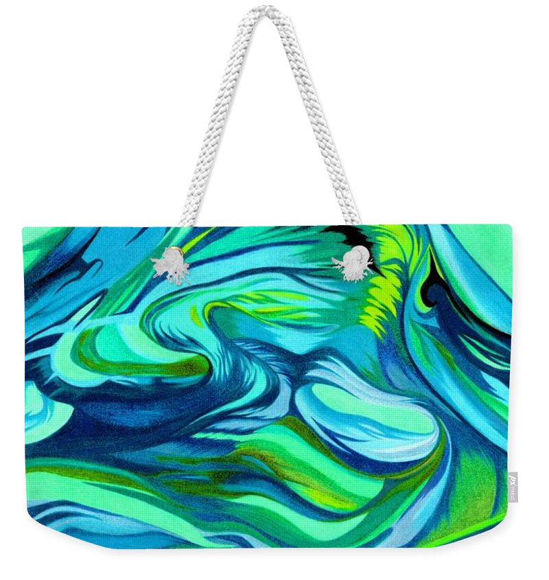 Abstract Green Personality - Weekender Tote Bag