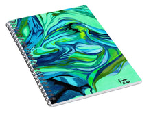 Load image into Gallery viewer, Abstract Green Personality - Spiral Notebook
