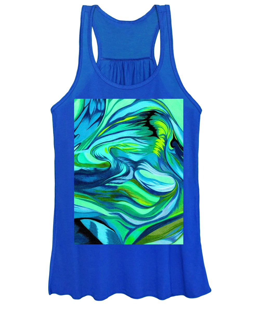 Abstract Green Personality - Women's Tank Top