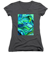 Load image into Gallery viewer, Abstract Green Personality - Women's V-Neck
