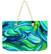 Load image into Gallery viewer, Abstract Green Personality - Weekender Tote Bag
