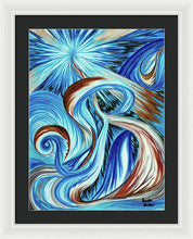 Load image into Gallery viewer, Blue Energy Burst - Framed Print
