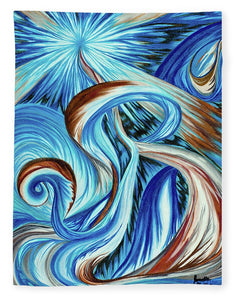 Blue Energy Burst - Blanket