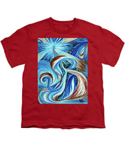 Load image into Gallery viewer, Blue Energy Burst - Youth T-Shirt
