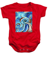 Load image into Gallery viewer, Blue Energy Burst - Baby Onesie
