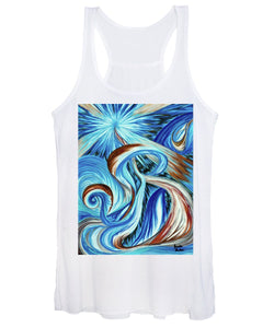 Blue Energy Burst - Women's Tank Top