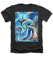 Load image into Gallery viewer, Blue Energy Burst - Heathers T-Shirt
