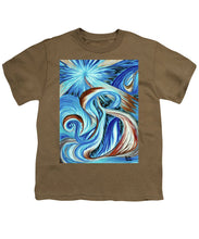Load image into Gallery viewer, Blue Energy Burst - Youth T-Shirt
