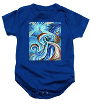 Load image into Gallery viewer, Blue Energy Burst - Baby Onesie
