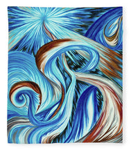 Load image into Gallery viewer, Blue Energy Burst - Blanket
