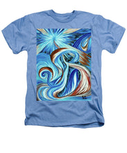 Load image into Gallery viewer, Blue Energy Burst - Heathers T-Shirt
