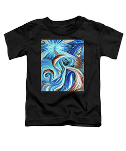 Blue Energy Burst - Toddler T-Shirt