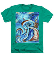 Load image into Gallery viewer, Blue Energy Burst - Heathers T-Shirt
