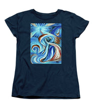 Load image into Gallery viewer, Blue Energy Burst - Women's T-Shirt (Standard Fit)
