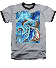 Load image into Gallery viewer, Blue Energy Burst - Baseball T-Shirt

