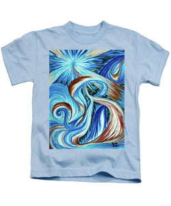 Blue Energy Burst - Kids T-Shirt