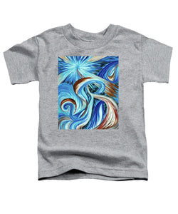 Blue Energy Burst - Toddler T-Shirt