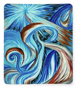 Blue Energy Burst - Blanket