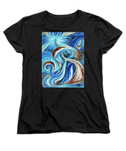 Load image into Gallery viewer, Blue Energy Burst - Women's T-Shirt (Standard Fit)
