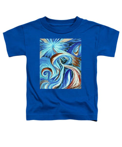 Blue Energy Burst - Toddler T-Shirt