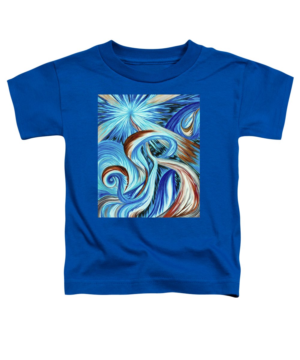 Blue Energy Burst - Toddler T-Shirt