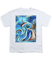 Load image into Gallery viewer, Blue Energy Burst - Youth T-Shirt
