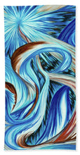 Load image into Gallery viewer, Blue Energy Burst - Bath Towel
