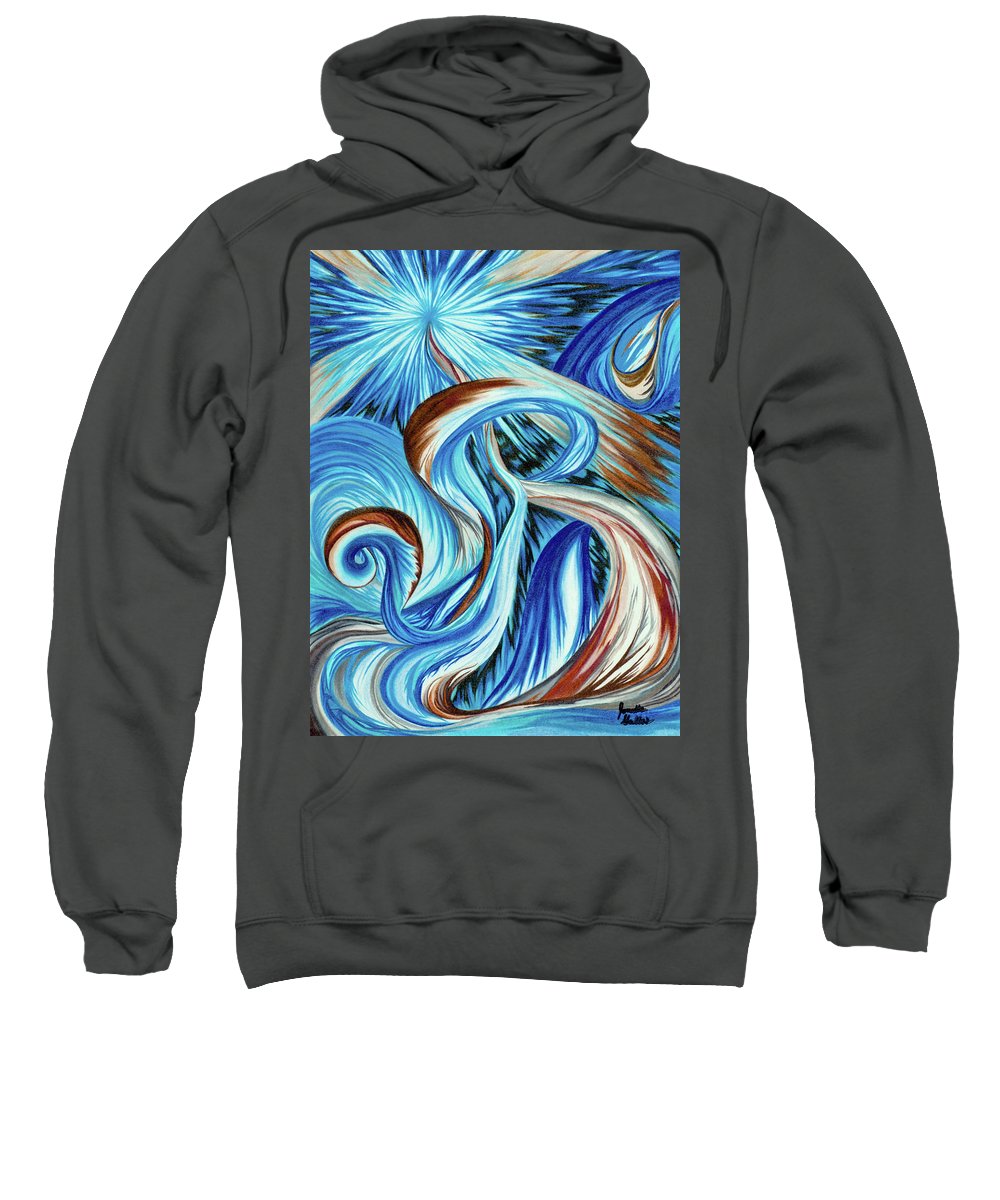 Blue Energy Burst - Sweatshirt