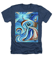 Load image into Gallery viewer, Blue Energy Burst - Heathers T-Shirt
