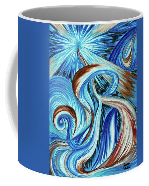 Blue Energy Burst - Mug