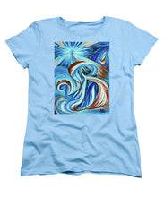 Load image into Gallery viewer, Blue Energy Burst - Women's T-Shirt (Standard Fit)
