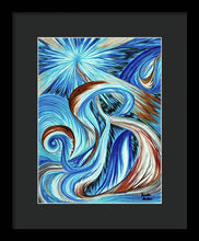 Load image into Gallery viewer, Blue Energy Burst - Framed Print
