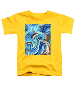 Blue Energy Burst - Toddler T-Shirt