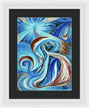 Load image into Gallery viewer, Blue Energy Burst - Framed Print
