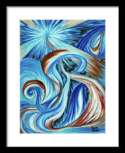 Load image into Gallery viewer, Blue Energy Burst - Framed Print
