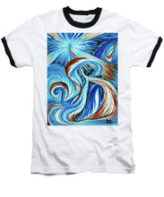 Load image into Gallery viewer, Blue Energy Burst - Baseball T-Shirt
