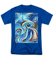 Load image into Gallery viewer, Blue Energy Burst - Men&#39;s T-Shirt  (Regular Fit)
