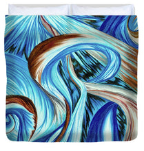 Load image into Gallery viewer, Blue Energy Burst - Duvet Cover
