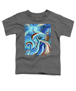 Blue Energy Burst - Toddler T-Shirt