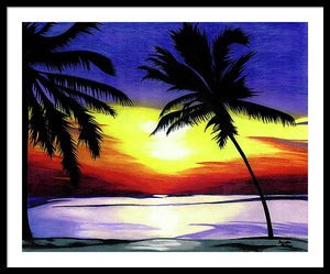 Florida Sunset - Framed Print