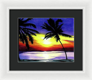 Florida Sunset - Framed Print