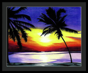 Florida Sunset - Framed Print