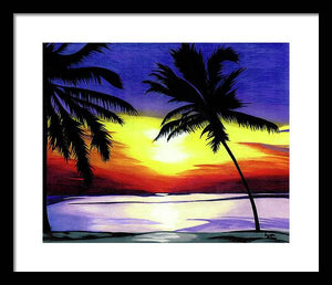 Florida Sunset - Framed Print