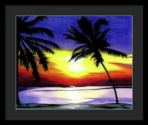 Florida Sunset - Framed Print