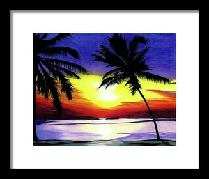 Florida Sunset - Framed Print