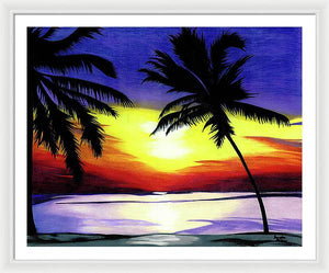 Florida Sunset - Framed Print