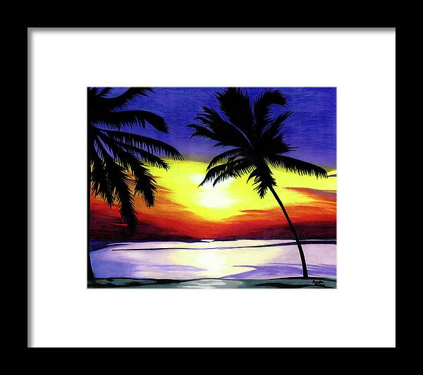 Florida Sunset - Framed Print